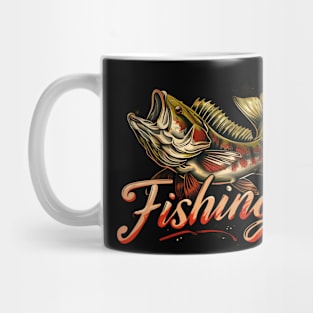 Fishing t-shirt Mug